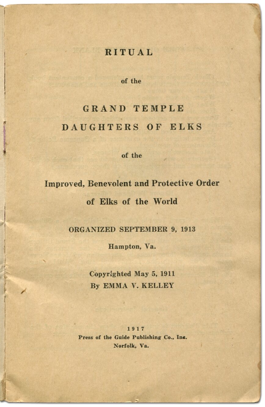 Elks Initiation Ritual Word Guide – HWIOUG